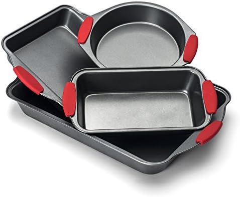 Elite Bakeware NonStick Baking Pans Set of 4 - Premium Cookware Set