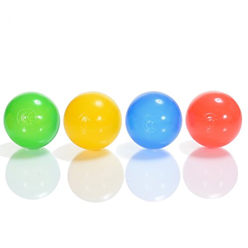 100-Pices-Balles-Colores-Plastique-de-Piscine-Enfants-et-Bb-de-1-mois-dge-selon-TV-Rheinland-Test-Report-novembre-2016