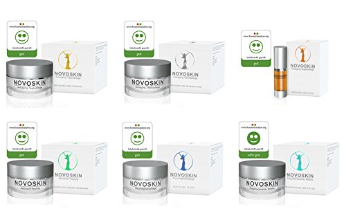 Tagescreme von NOVOSKIN – NOVOSKIN Antiaging Tagespflege – Antifaltencreme mit Hyaluron, Vitamin A, Ginseng, Matrikine-Komplex, botanische Öle, Reishi, Betain und Aloe Vera – 50ml - 5