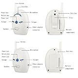 VOSMEP 2017 Neu Baby Monitor 2.4Ghz Safe& Sound Digital Audio Babyphone, kann mit AA Batterien kabellos zu verwenden BM016 - 3