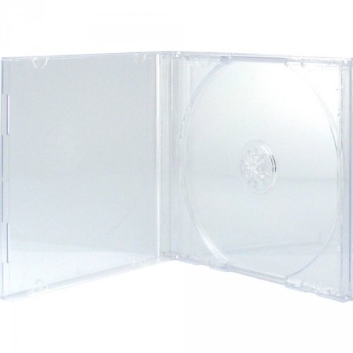 100 DVD CD Hüllen Jewelcase transparent