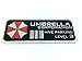 Price comparison product image Umbrella Corporation Hive Parking Resident Evil Metal Car Sticker Badge Decal (Black)