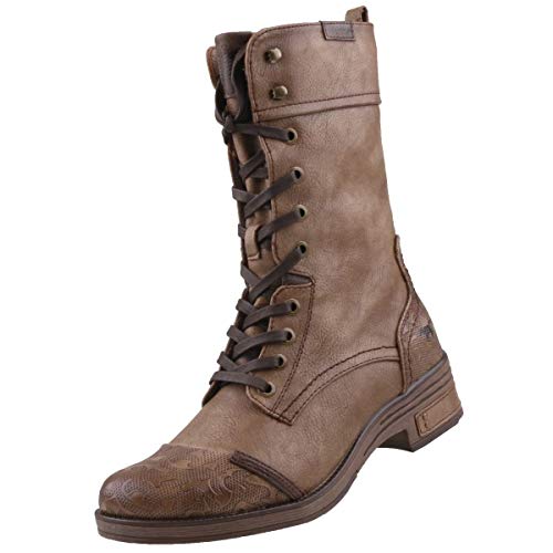 bottes mustang femme marron