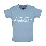 Kajakfahren macht mich glücklich - Baby T-Shirt -...
