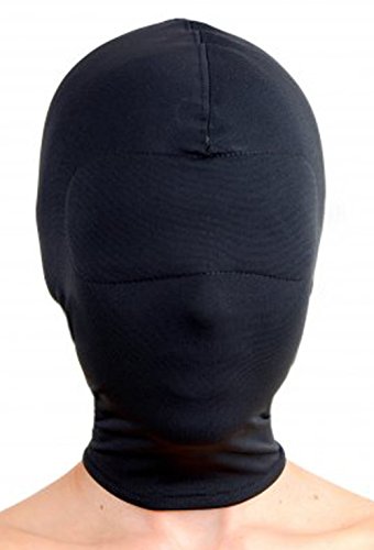 Preisvergleich Produktbild Bondage Haube - Kopfmaske aus Elastan Schwarz Strict Leather