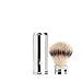 Muhle Synthetic Silvertip Fibre Travel Shaving Brush With Nickel Plated Handle