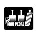 Produktbild thwo der Mann Auto Pedal Maus Pads 25 cm (L) * 19,8 cm (W)