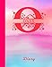 Produktbild Onyx: Diary - Personalized First Name & Letter Initial O Personal Writing Journal | Glossy Pink & Blue Watercolor Effect Cover | Daily Diaries for ... | Write about your Life, Goals & Interests
