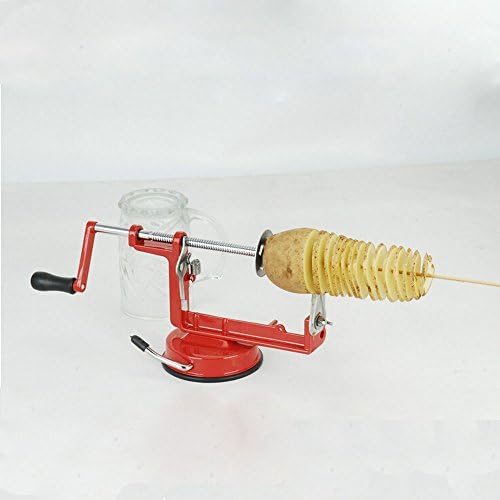 High-quality Stainless Steel Manual Potato Machine / Tornado Potato Slicer Strange New Home Kitchen Tool