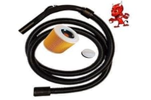 MASCHINEN-TEUFEL Aspiration Tuyau Tuyau Flexible Aspirateur 2m pour Aspirateur Kärcher A 2254 Modèle Mini Me + Filtre