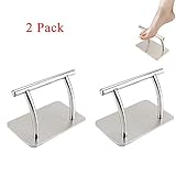 EBTOOLS Repose-Pieds Barber en Acier Inoxydable pour Chaise de Coiffure Repose-Pieds Salon Équipement Repose-Pieds