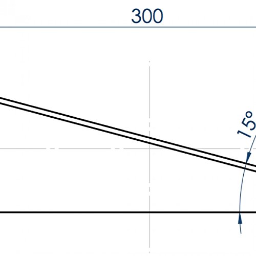 Bordsteinrampe Linear-75mm Premium, Schwarz - 3