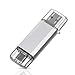 Produktbild 64GB USB 3.0 Type C USB Stick Flash Drive Pen Drive Memory Stick Silber