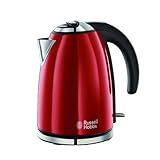 Russell Hobbs Colour Kettle 18941, 1.7 L, 3000 W - Red (Kitchen &amp; Home)