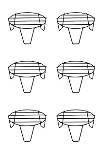 ANTIQUE DECOR Metal Heavy Duty Planter Stand/Flower Pot Stand Dia: 27cm, Height: 20cm (6, Design-1)