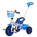 Produktbild DDCX Kinder Dreirad Fahrrad Kind Fahrrad Männer und Frauen Kinderwagen Trolley 2-3-4 Jahre altes Fahrrad,Blue