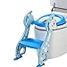 Produktbild MEILA Kinder Toilettensitz Baby Kleinkind Trainer Töpfchen Toilettensitz Toilettentrainer Sitz Mit Spritzschutz Und Griffen Kinder Toilettensitz (Color : Blue)
