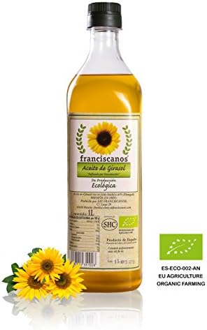 FRANCISCANOS | 100% Organic | Spanish Extra Virgin Sunflower Oil | 1L