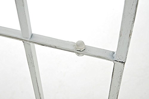 CLP Rosenbogen JASMIN BIG halbrund, zur Wandbefestigung, Eisen, Höhe 230 cm, Breite 180 cm, Tiefe 60 cm antik weiß - 7