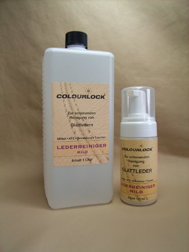 COLOURLOCK Lederreiniger "mild" 1 Liter inkl. 125-ml-Schaumspenderflasche