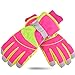 Produktbild Rowentauk Wasserdichte Ski Handschuhe, Mädchen Schnee Handschuhe Warm Snowboard Radfahren Snowmobile Winter Thermal Handschuhe mit Verstellbaren Manschetten, Reiten, Skifahren