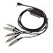Produktbild MagiDeal 1.8m Component Kabel AV TV HDTV Kompatible mit Sony PSP 2000