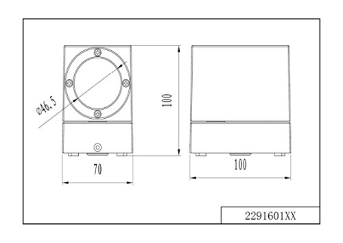 Trio Leuchten LED Außen-Wandleuchte, Aluminiumguss, inklusiv 3 x 1 W, 10 x 7 cm, um 320° schwenkbar, anthrazit 229160142 - 6