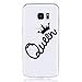 Produktbild Samsung Galaxy S7 Edge Hülle, Chreey [Niedlich Serie] Ultra Dünn Transparent Flexible Weiche Silikon Hülle Crystal Klar Handyhülle TPU Bumper Case Kratzfest Backcover Schutzhülle [Königin / Queen]