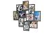 Produktbild Artepoint Holz Fotogalerie für 10 Fotos 13x18 cm - 3D 1002 Bilderrahmen Bildergalerie Fotocollage Rahmenfarbe Grausilber