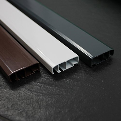 proheim Insektenschutz-Fenster Comfort Fliegengitter mit Alu-Rahmen sind kürzbar Fliegenschutz Spannrahmen ohne Bohren & Schrauben mit Dichtungsbürste, Farbe:Weiß, Größe:100 x 120 cm - 6
