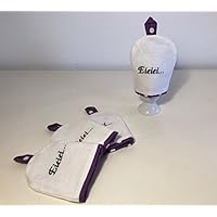 süße, bestickte Eierwärmer aus Baumwolle, handmade