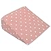 Cuddles Collection Dotty Wedge Pillow (Pink)