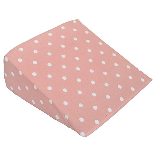 Cuddles Collection Dotty Wedge Pillow (Pink)