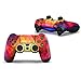Produktbild Morbuy Design PS4 Schutzfolie Skin Sticker Aufkleber Set styling für Sony Playstation 4 Controller X 1 ( Auch PS4 Slim & PS4 Pro ) (Colorful Triangle)
