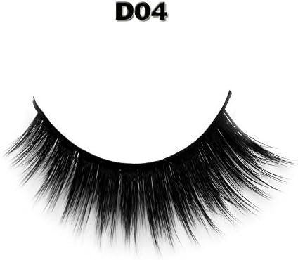 3D Handmade Fiber False Eyelashes Professional Soft Natural Eye Extention for Vivid Eye Makeup D04