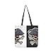 Produktbild Heftige Pirat Und Hut Leinwand Tote Handtasche Umhängetasche Crossbody Taschen Geldbörsen Für Männer Und Frauen Einkaufstasche