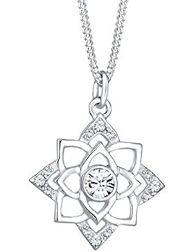 Elli Halskette Geburtsstein Swarovski Kristalle silber