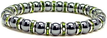 'Accents Kingdom Magnetic Bracelet Women's Tuchi Simulated Pearl Hematite Magnetic Therapy Bracelet, 7.5'''