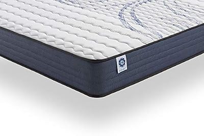 naturalex | Perfectsleep | Matelas 160x200 cm A Mémoire Et Blue Latex Multi Densité HQ | avec Mousse Viscoélastique Ultra Respirante | Antibactérien Et Hypoallergénique