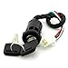 Price comparison product image Universal Ignition Switch 4-wire with 2 Keys On-Off, Great for most Motorcycles; from Classic Bikes to Pit Bikes, Quads, Dirt Bikes, Scooters and more....