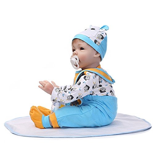 Fachel Reborn Baby Doll realistic baby dollsVinyl Silicone Babies 55cm 22inch Doll Newborn real baby doll Life Like Reborn Pacifier Doll