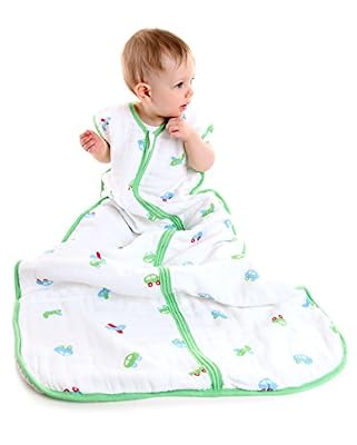 Slumbersac Gigoteuse d'été bébé en mousseline Slumbersac approx. 0.5 Tog - Voitures - 6-18 mois/90cm
