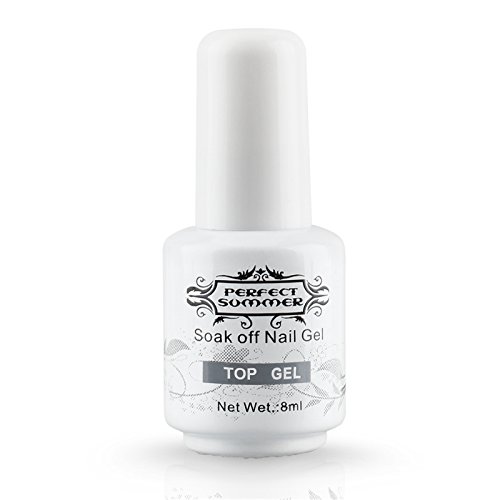 Perfect Summer 8ml UV GEL Top Coat Nail Polish Shiny Cover Shining Finish Surface Brand NEW