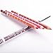 JACKY 12pcs Women's Professional Makeup Lipliner Waterproof Lip Liner Pencil Set