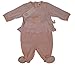 CRI CRI "Bunny Hase Ostern Easter" baby girls sleeper set with pants and shirt stripes (rose/white)