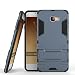 Produktbild Samsung C9 Pro Case, Eisen Bär Stil Premium 2 In 1 Kunststoff und TPU Armor Stoßfest Schutzmaßnahmen Hart zurück Fall Deckung mit TV-Halter für Samsung Galaxy C9 Pro ( Color : Black Blue )