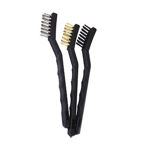 Gazechimp Mini-Drahtbürste Set 3 x Drahtbürsten - 8