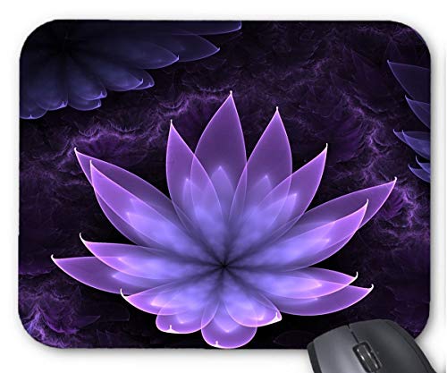 Durable gaming Mouse pad,Xueyu Purple Lotus Flower Print Mouse Mat