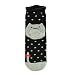Malloom® 3D Animals Striped Cartoon Socks Women Cat Footprints Cotton Socks Floor (Black)