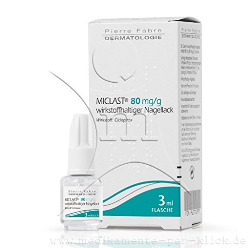 MICLAST 80 mg/g wirkstoffhaltiger Nagellack 3ml